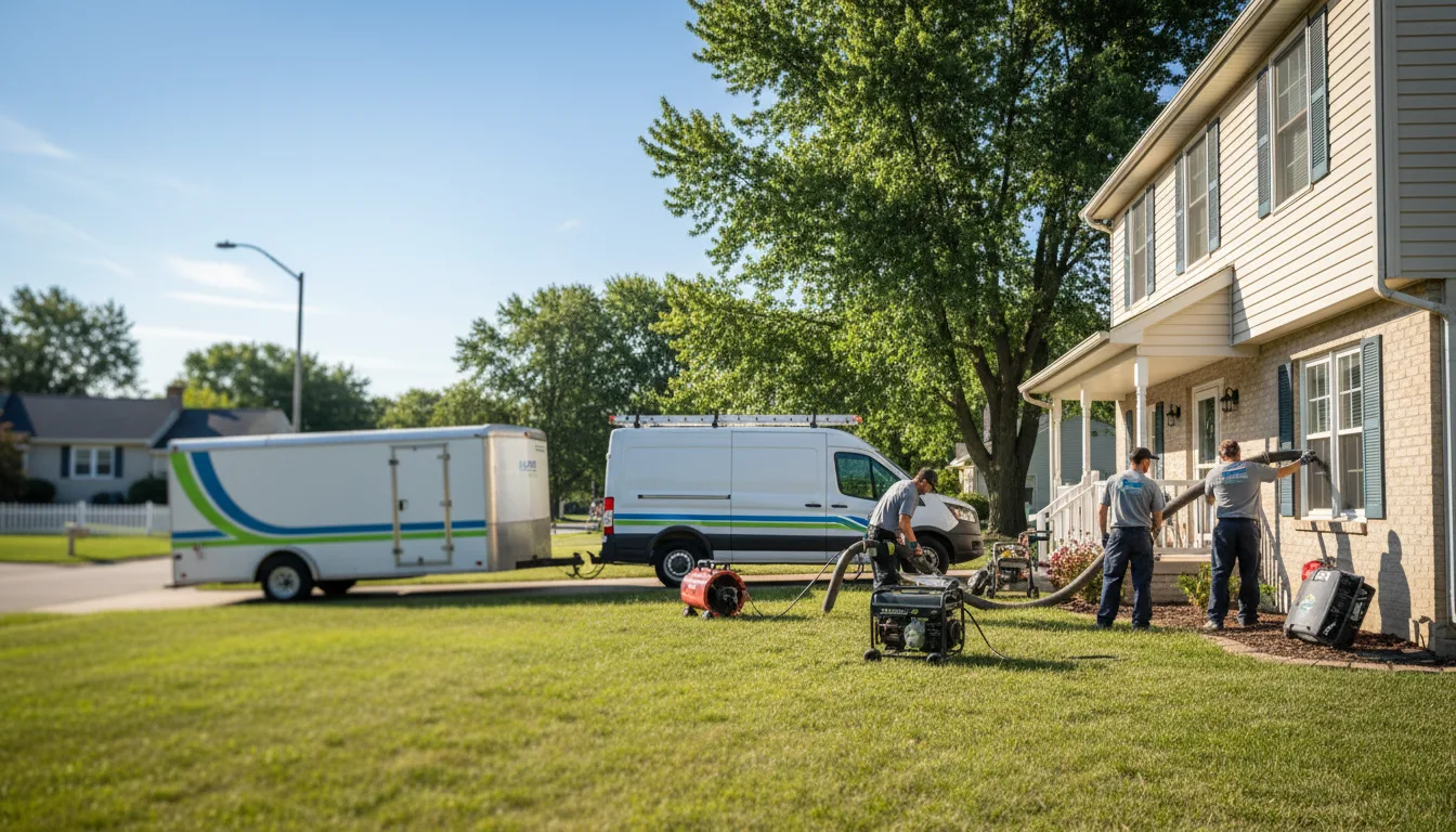 Flooded Basement Restoration And Cleanup With Repair in Gonvick, MN near me